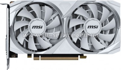  MSI GeForce RTX3050 8Gb VENTUS 2X XS WHITE OC (RTX 3050 VENTUS 2X XS WHITE 8G OC)