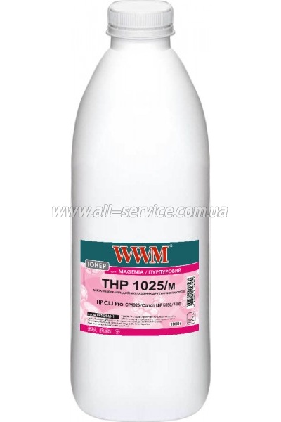  WWM HP CLJ CP1025/ Canon LBP 5050/ 7100  1000 Magenta (HP1025M-1)