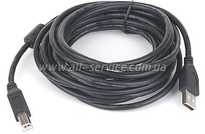 Кабель USB 2.0 3m GMB (ферритовий фильтр) (CCF-USB2.0-AMBM-10) Кабель USB 2.0 3m GMB (ферритовий фильтр) (CCF-USB2.0-AMBM-10)