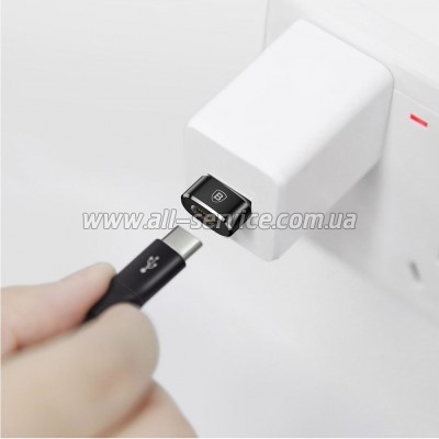 ������� USB 2.0 AF to USB-C black Baseus (CAAOTG-01)