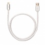  JUST Unique Lightning USB Cable White (LGTNG-UNQ-WHT)