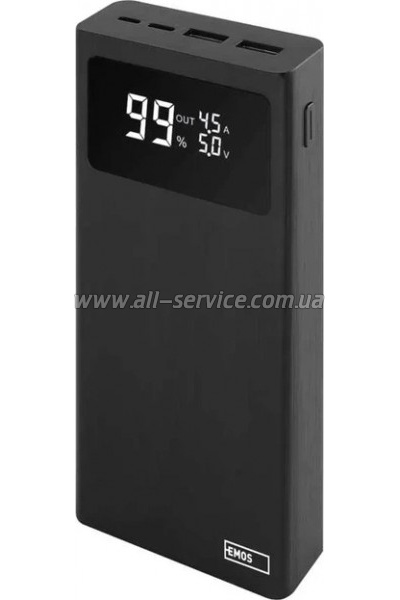 ������� ������������� EMOS 20000mAh BETAQ 20 PD 22.5W, black (B0532B)