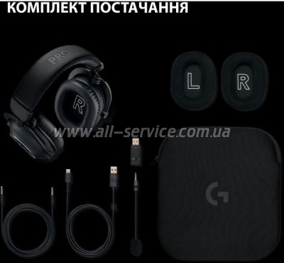  Logitech G Pro X 2 Lightspeed Wireless Black (981-001263)