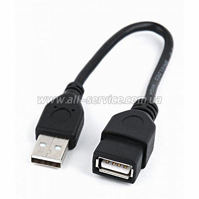   USB 2.0 AM/AF 0.15m Cablexpert (CCP-USB2-AMAF-0.15M)
