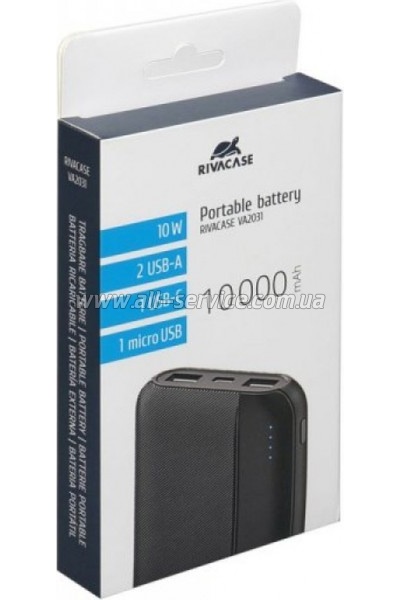 ������� ������������� RivaCase 10000mA PD 10W black (VA2031)
