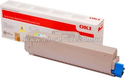 �����-�������� OKI C824/ C834/ C844 yellow (47095705)