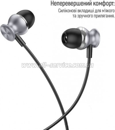  ColorWay 3.5 mm Wired Earphone UrbanBeat Black (CW-WD03BK)
