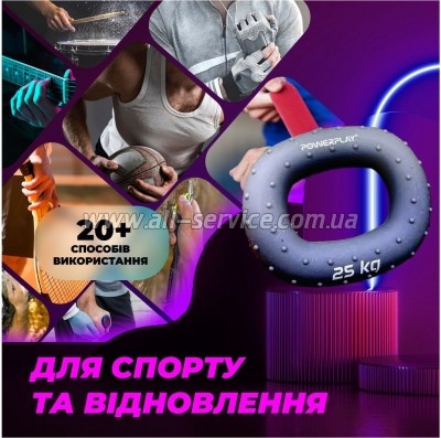  PowerPlay PP-4337 Hand Grip Large 25  ѳ (PP_4337_Grey_25kg)