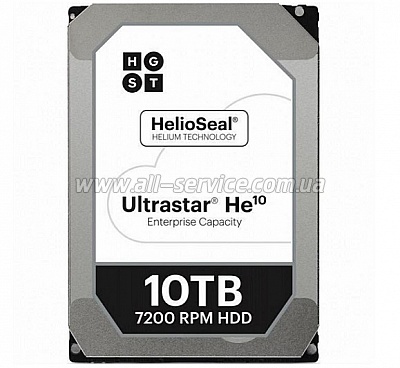  10TB Hitachi HGST SAS 7200RPM 12GB/S/256MB HE10 0F27354 (0F27354)