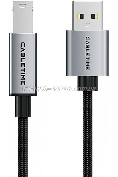 ������ ��� �������� USB 2.0 AM/BM 2.0m Cabletime (CA915217)