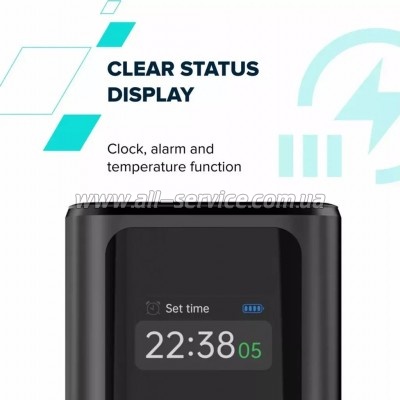 ������� ������������� Canyon 10000mAh OnPower 130 TFT PD/ 30W Dark Grey (CNS-CPB130DG)