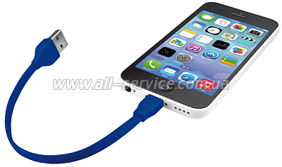   TRUST Lightning/ USB URBAN REVOLT FLAT 20cm blue (20132)