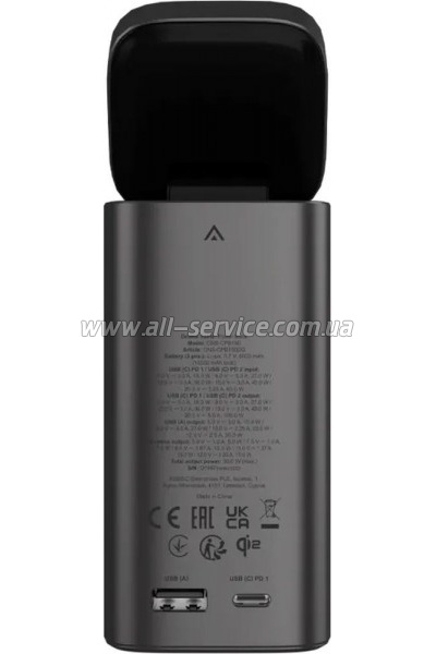 ������� ������������� Canyon 15000mAh OnPower 150 Qi2 magnetic Grey (CNS-CPB150DG)
