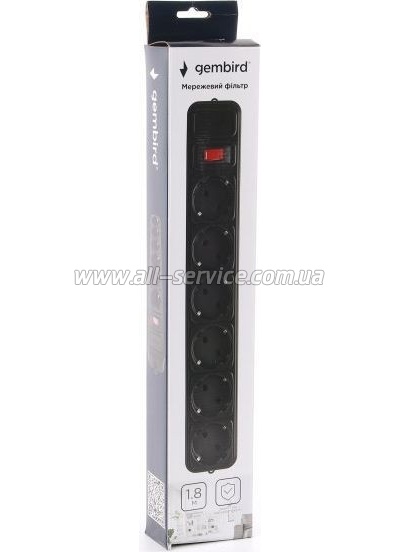 ������� ������ Gembird 1.8�, 6 ������� (SPG6-G-6B)