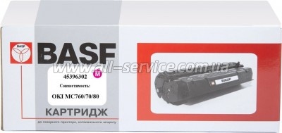  BASF OKI MC760/ MC770/ MC780  45396302 Magenta (BASF-KT-45396302)