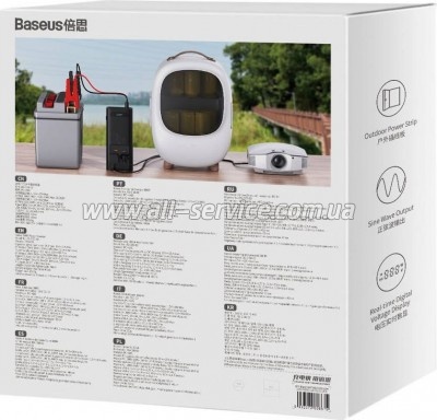   12V/220V 300W IGBT Baseus In-car Inverter Baseus (CGNB010101)