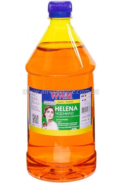 Чернила WWM 1000г HP HELENA Yellow Водорастворимые с расширенной совместимостью (HU/Y-4) Чернила WWM 1000г HP HELENA Yellow Водорастворимые с расширенной совместимостью (HU/Y-4)