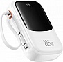   Baseus Qpow Pro+ 20000mAh 22,5W, PD/3.0, QC/3.0, FCP, AFC, built-in USB-C cable, white (P10067103213-00)