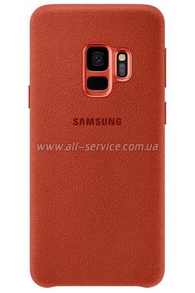  SAMSUNG S9 Alcantara Cover Red (EF-XG960AREGRU)
