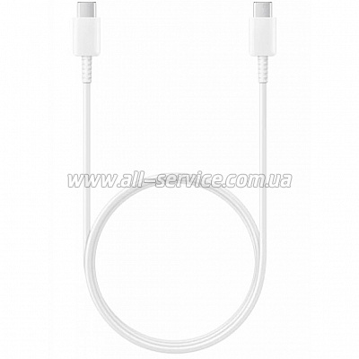   USB Type-C to Type-C 1.0m white Samsung (EP-DA705BWRGRU)
