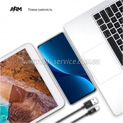 ���� ������ USB 2.0 AM to USB-C 1.2m AMD718BL black Armorstandart (ARM64372)