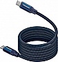 ���� ������ USB-C to USB-C 1.2m Promate (springy.blue)