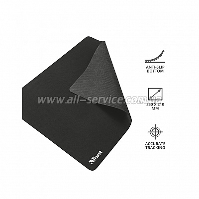  Trust Mouse Pad M Black (24193)