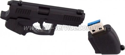 e ColorWay Pistol 64GB 3.0 Black (CW-USBPL64)