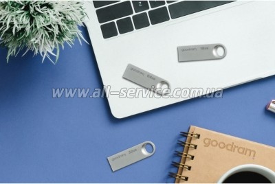 ������ Goodram 32GB UNO3 Steel USB 3.2 (UNO3-0320S0R11)