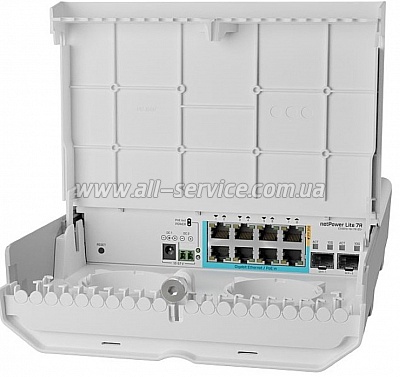  MikroTik CSS610-1Gi-7R-2S+OUT