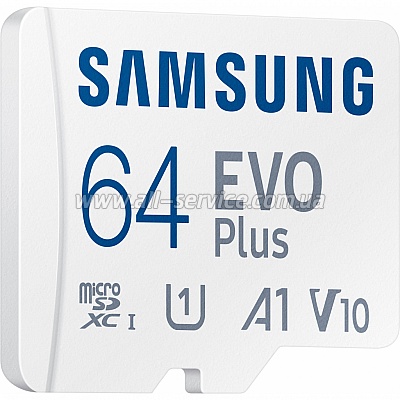   Samsung 64GB microSDXC class 10 EVO PLUS UHS-I (MB-MC64KA/RU)