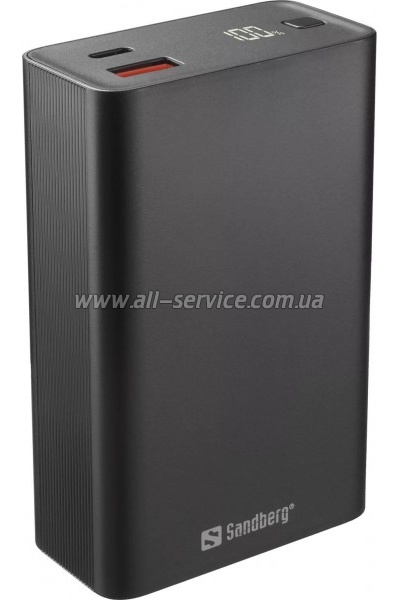   Sandberg 20000mAh, PD/65W, QC/3.0, low carrent mode, +cable 100W (420-95)