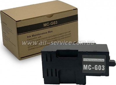 Емкость для отработанных чернил NewTone Canon MAXIFY GX3020 аналог 5794C001/ MC-G03 (NT-WIT-Can-GX3020) Емкость для отработанных чернил NewTone Canon MAXIFY GX3020 аналог 5794C001/ MC-G03 (NT-WIT-Can-GX3020)