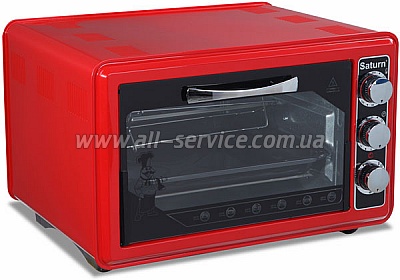 Электрическая печь Saturn ST-EC1076 Red Электрическая печь Saturn ST-EC1076 Red