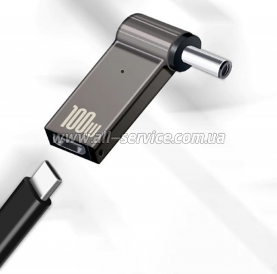 ������� PD 100W USB Type-C Female to DC Male Jack 7.4x5.0 mm HP ST-Lab (PD100W-7.4x5.0mm-HP)