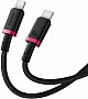 ���� ������ USB-C to USB-C 2.0m 100W Dura Series black red Baseus (P10377803U01-03)