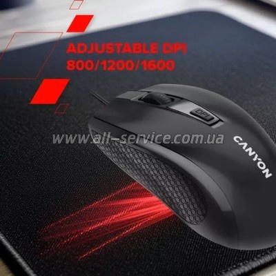  Canyon M-4 USB Black (CNE-CMS4)