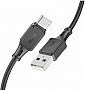 ���� ������ USB 2.0 AM to USB-C 1.0m silicone X101 Assistant black HOCO (6942007604079)