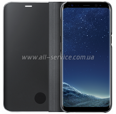  SAMSUNG S8+/ EF-ZG955CBEGRU - Clear View Standing Cover ()