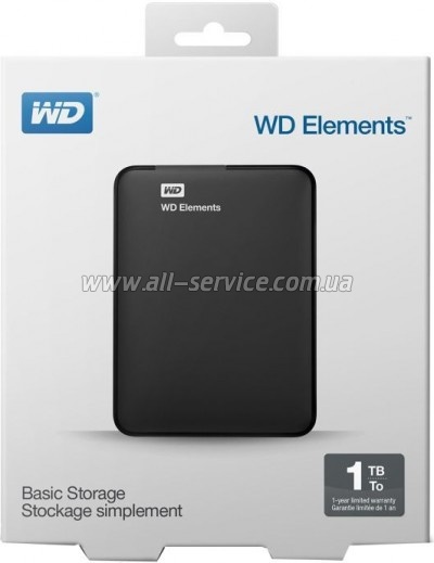  1TB WD Elements Portable (WDBUZG0010BBK-WESN)