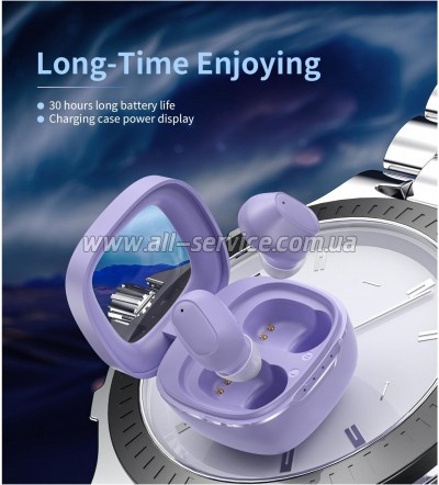 �������� Choetech TWS Small Cube Purple (BH-T23-PU)