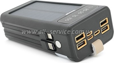 ������� ������������� Linkage 30000mAh Solar PD 22.5W Black (LKP-46)