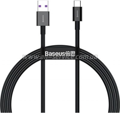 ���� ������ USB 2.0 AM to USB-C 2.0m 3A Black Baseus (CATYS-A01)