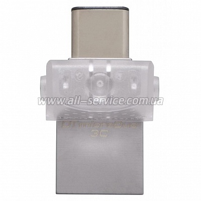 ������ 32GB Type-C Kingston DT Micro Metal Silver (DTDUO3C/32GB)