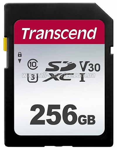   256GB Transcend SDXC UHS-I U3 (TS256GSDC300S)