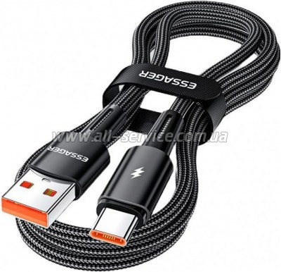 ���� ������ USB 2.0 AM to USB-C 2.0m 120W black Essager (EXC120-CGA01-P)