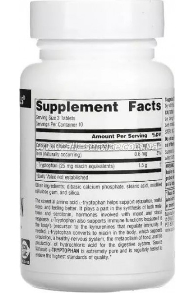  Source Naturals L-, 500 , 30  (SN1978)