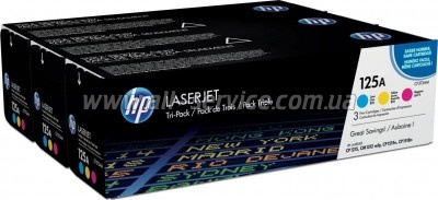   color HP LJ 125A CYM CP1215/ CP1515/ CB541A/ CB542A/ CB543A Tri-Pack (CF373AM)