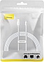 ���� ������ USB 2.0 AM to USB-C 1.0m Superior Fast Charging 100W moon white Baseus (P10320102214-01)