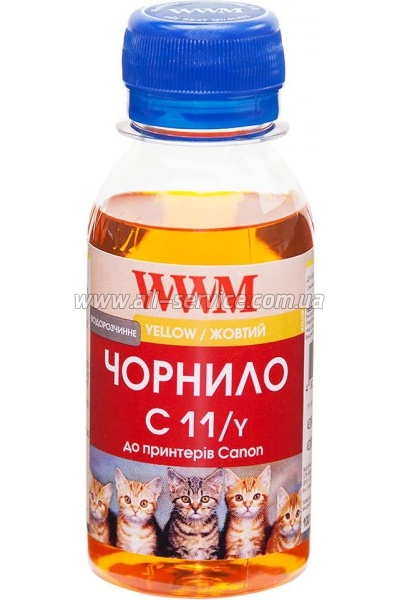  WWM  Canon CL-511 / CL-513 / CLI-521Y 100 Yellow  (C11/Y-2)